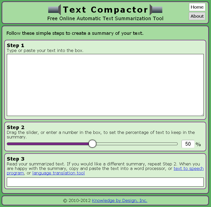 text compactor