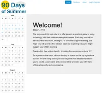 Screenshot of 90 Days of Summer website